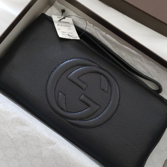 *SOLD*GUCCI black wristlet - Picture 2 of 8